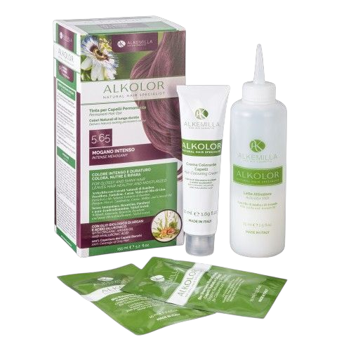 Натурална боя за коса 5.65 ИНТЕНЗИВЕН МАХАГОН Alkemilla |