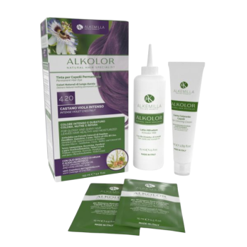 Натурална боя за коса 4.20 ВИОЛЕТОВ ЛЕШНИК Alkemilla