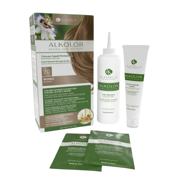 Натурална боя за коса 7.0 РУСО Alkemilla |
