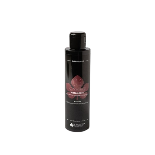 03 Активатор за блясък за коса с гликолова киселина и тосканска камелия Biofficina Toscana | Anabolic1® 03 Активатор за блясък за коса с гликолова киселина и тосканска камелия Biofficina Toscana |