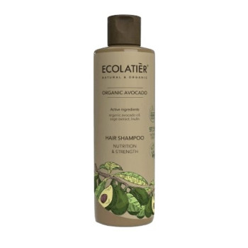 Дълбоко подхранващ шампоан за коса с органично авокадо Ecolatier