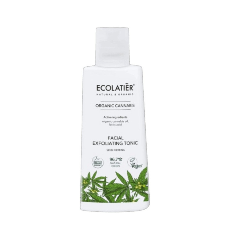 Ексфолиращ тоник за лице с Органичен канабис Ecolatier | Anabolic1® Ексфолиращ тоник за лице с Органичен канабис Ecolatier |
