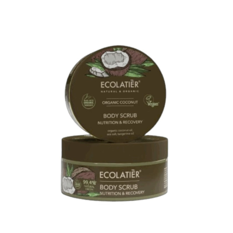 Подхранващ скраб за тяло с Органичен кокос Ecolatier | Anabolic1® Подхранващ скраб за тяло с Органичен кокос Ecolatier |