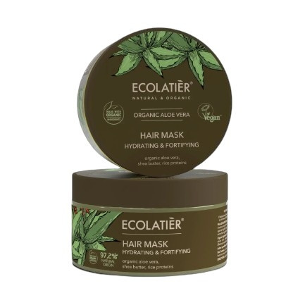 Хидратираща маска за коса с Алое вера Ecolatier |