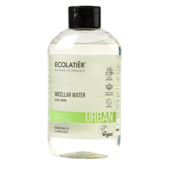 Мицеларна вода за мазна кожа с Матча и бамбук  Ecolatier