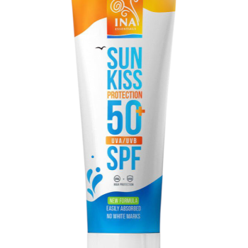 Натурална слънцезащита за лице и тяло SPF 50+ с Био Бяла Ела INA Essentials