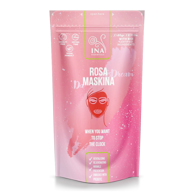 Маска за лице Розова Maskina INA Essentoals |