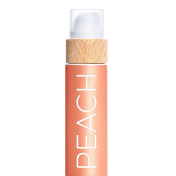 Натурално масло за наситен тен PEACH Cocosolis, 110мл.